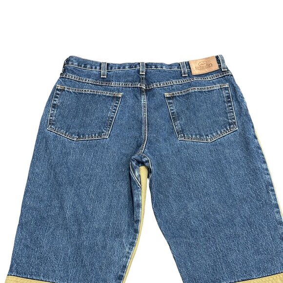 Redhead Field Pants Mens 36x30 Brush Guard Briar Jeans Outdoor Hunting Suspender - Picture 9 of 16